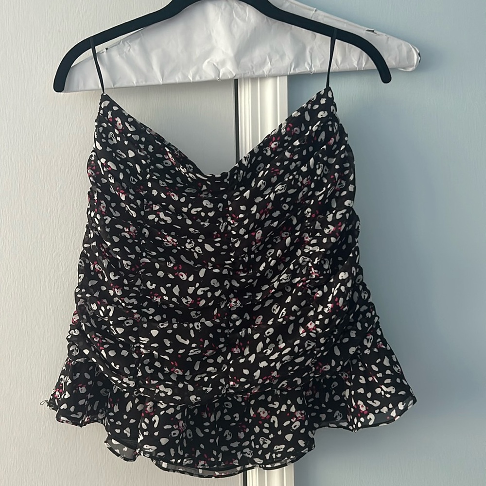 Bloomingdales aqua skirt net, looks like a Isabel marant look a like